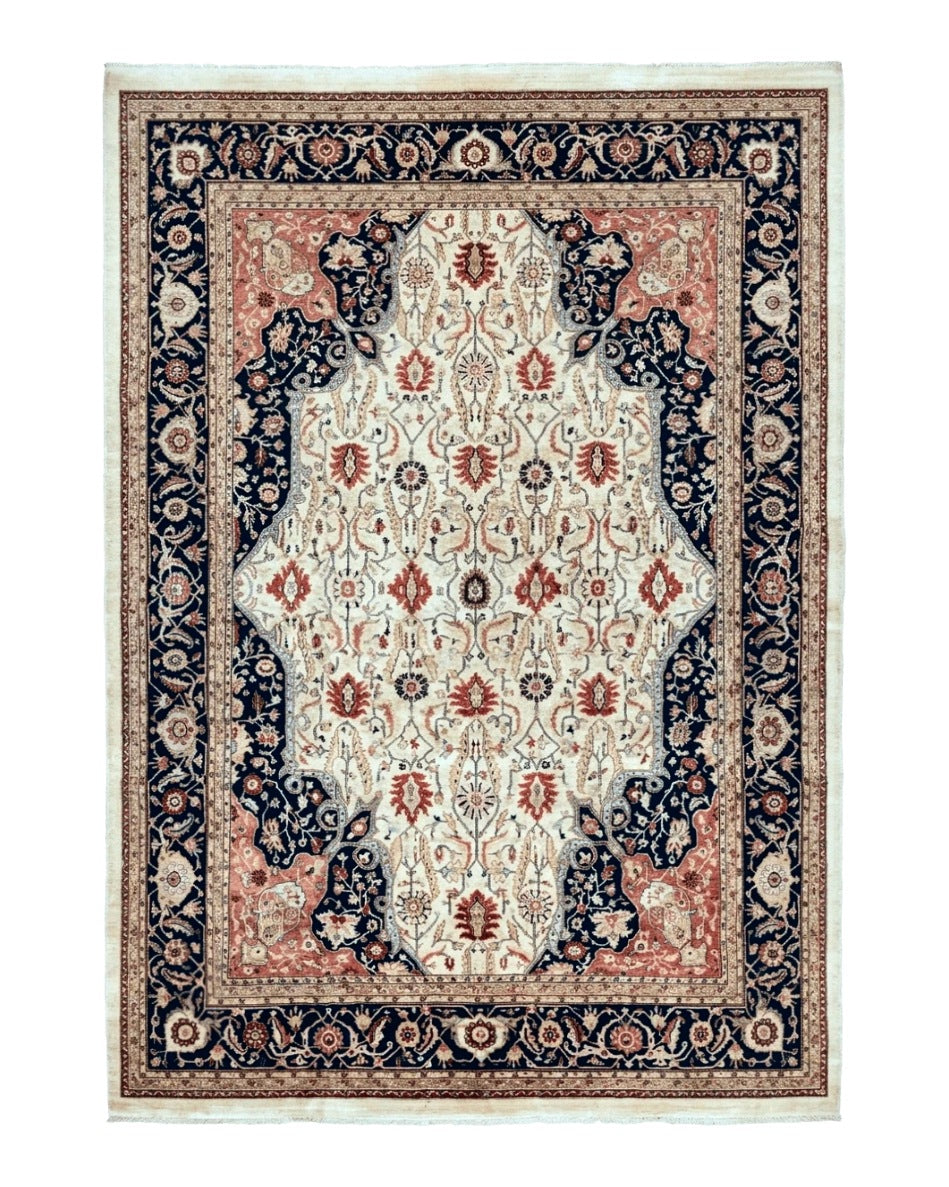 Large Palace Sized Stark Carpet 13x19, Traditional Wool Handmade Rug, Beige Egypt 13.2x18.7 - 2404L012