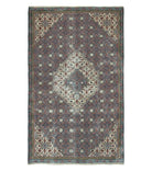 Persian Bidjar Rug 5x7, Herati Pattern Medallion, Purple Azerbaijan 5' x 7' - 2605J044