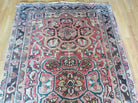 Persian Heriz Ahar Runner 3' 9" x 10' 6" Azerbaijan 3' 9" x 10' 6" in Rose and Charcoal, Teal, Ivory - 2605J016
