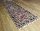 Persian Heriz Ahar Runner 3' 9" x 10' 6" Azerbaijan 3' 9" x 10' 6" in Rose and Charcoal, Teal, Ivory - 2605J016