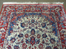 Persian Isfahan Rug 3x5 Azerbaijan 3' x 5' in Ivory//Cream, Red, Blue - 2605J047