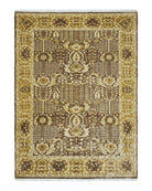 Peshawar Rug 10x14 Rug Handmade Rug Chobi Rug Brown Gold Beige Rug 10' 1" x 13' 11" - DNPP5V4AXWJBOAP9O