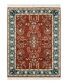 Sino Persian Rug 4x6, Floral, Fine, Red China 4' 1" x 5' 10" - 2605J045