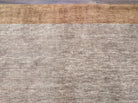Tibetan Modern Rug 10x12, Minimalist, Open Field, Odegard, Wool, Contemporary, Gray Tibet 10' x 12' 3" in Silver-Gray and Gold - 2603L085