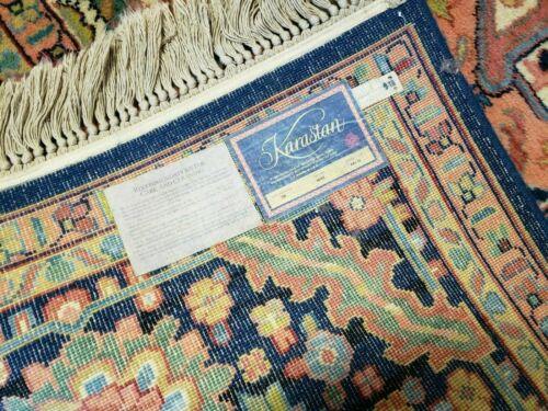 8' 8" X 12' Karastan Blue Heriz Serapi # 726 Wool RUG American Made Rare Nice - Jewel Rugs