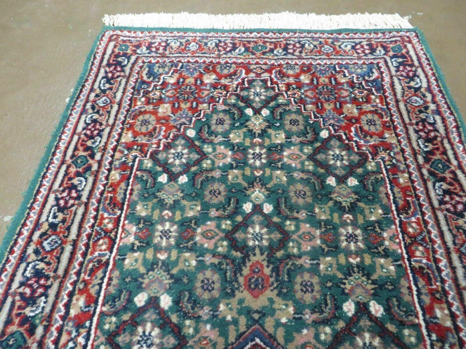 5' X 7' Vintage Handmade Indian Jaipur Wool Rug Carpet Traditional Oriental Area Rug Home Décor - Jewel Rugs