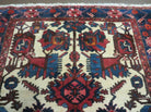 5.5' X 10.5' Antique Handmade Indian Floral Oriental Wool Rug Tribal Veg Dye Nice - Jewel Rugs