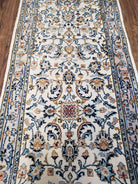 2'9" X 13' 6" Oriental Runner Rug, Top Quality Hand-Knotted Wool Rug Runner Beige 13ft Runner, 14ft Runner, Long Runner, Hallway Rug, Nice - Jewel Rugs