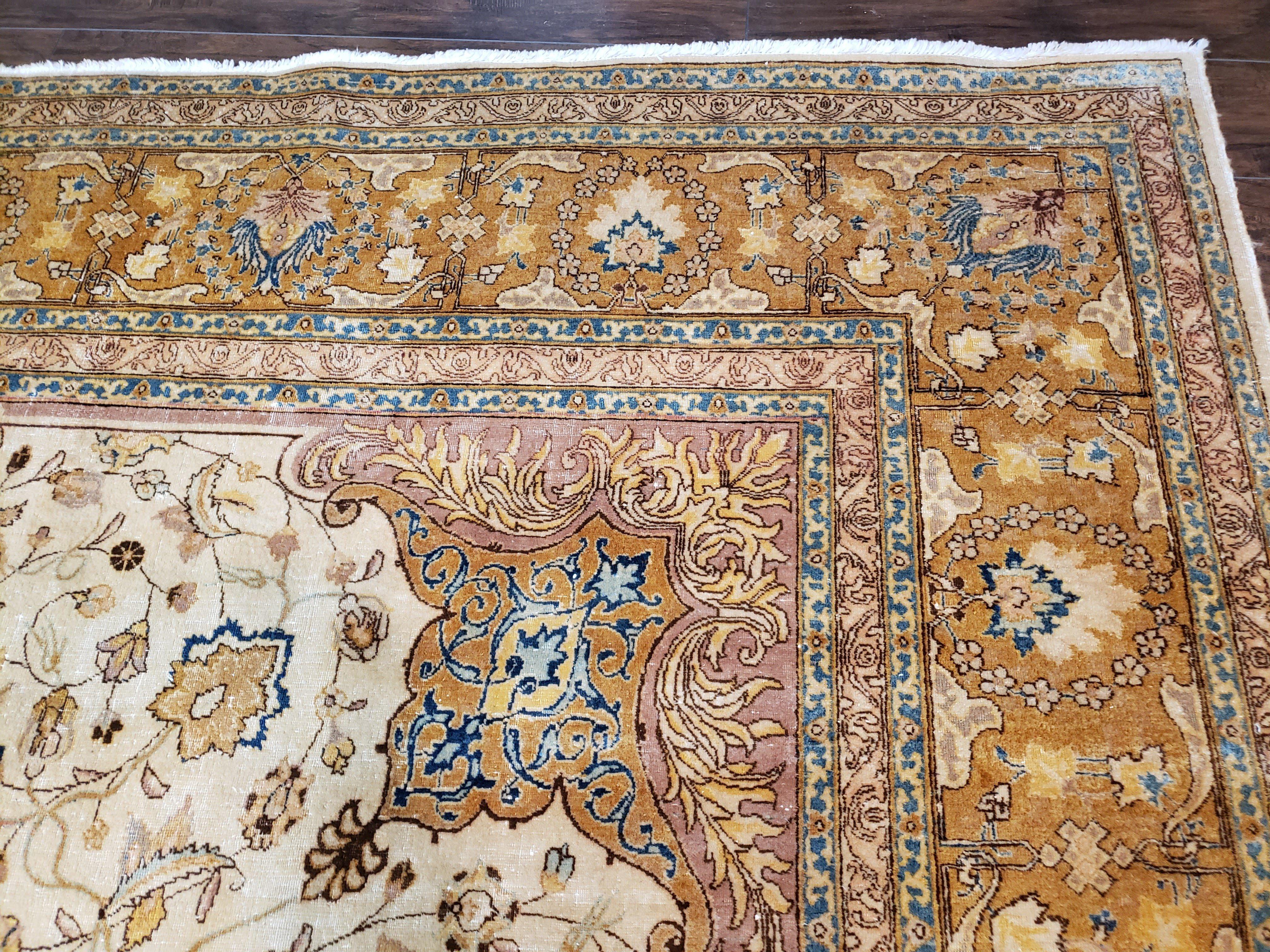 Remarkable Antique Persian Rug 10x19, Oversized Persian Carpet, Rare Palace Sized Oriental Top Quality Antique Rug, Extra Large Wool Rug - Jewel Rugs