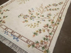 6' X 9' Vintage Handmade Indo Chinese Wool Rug Nice - Jewel Rugs