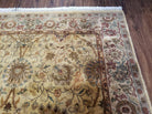 6' X 9' Vintage Oriental Floral Handmade Wool Rug Vegetable Dye Tea Washed Nice - Jewel Rugs