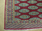 4' X 6' Vintage Handmade Bokhara Turkoman Pakistan Wool Rug Carpet Signed Nice - Jewel Rugs