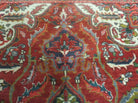 7' X 10' Vintage Handmade India Oriental Floral Hand Knotted Wool Rug Nice - Jewel Rugs