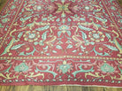 8' X 10' Vintage Indian Embroidery Hand Stitched Asmara Kashmir Rug Wool Nice - Jewel Rugs