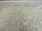 6' X 9' Vintage Handmade Wool Rug Aubusson Savonnerie European Design Nice #815 - Jewel Rugs