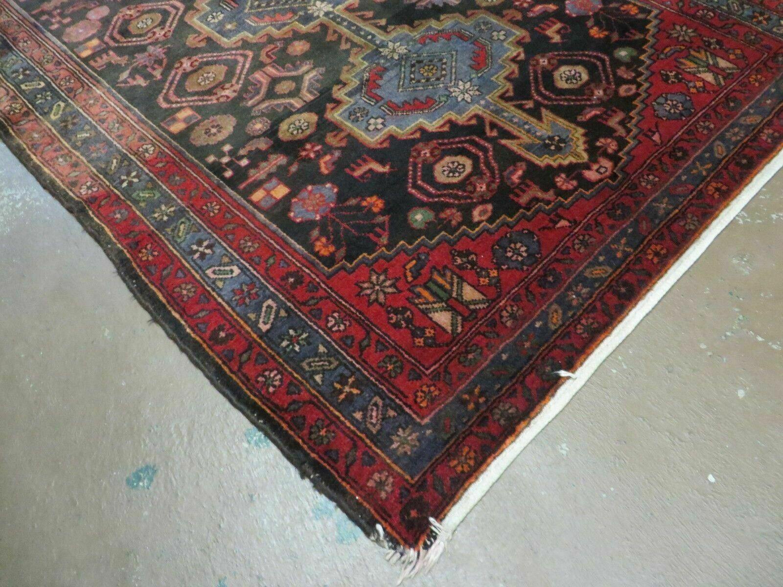 4' 6" X 7' Antique Handmade Turkish Wool Rug Veg Dye Nice - Jewel Rugs