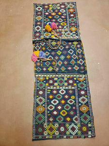 2' X 4' Handmade Turkish Tribal Kilim Wool Rug Double Saddle Bag Khorjin Nice - Jewel Rugs