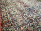 10' X 14' Karastan Multicolor Panel Kirman # 717 Wool Rug American Beauty - Jewel Rugs