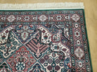 4' 1" X 5' 7" Karastan 500-1123 Green Joshagan Wool Rug Belgium Kara Shah - Jewel Rugs