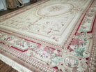 12' X 18' Magnificent Handmade Wool Rug Chinese Aubusson Savonnerie Design Nice - Jewel Rugs