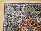 3' 5" X 5' 8" Vintage Handmade Turkish Wool Rug Carpet Vegetable Dyes Nice Red - Jewel Rugs