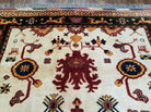 5' X 6' Vintage Handmade Knotted Turkish Kazak Pattern Wool Rug Bohemian Boho Interior Design - Jewel Rugs