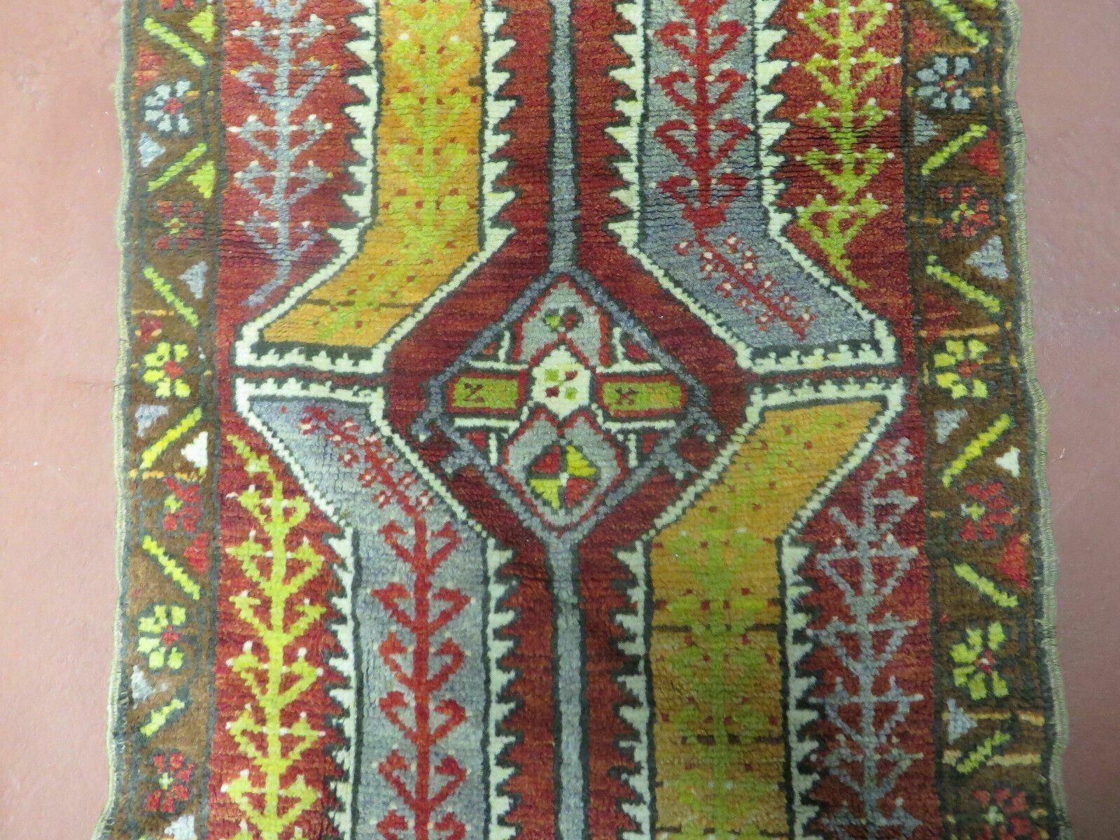 Small Turkish Yastik Rug 1.9 x 2.10, Antique Handmade Oushak Carpet - Jewel Rugs