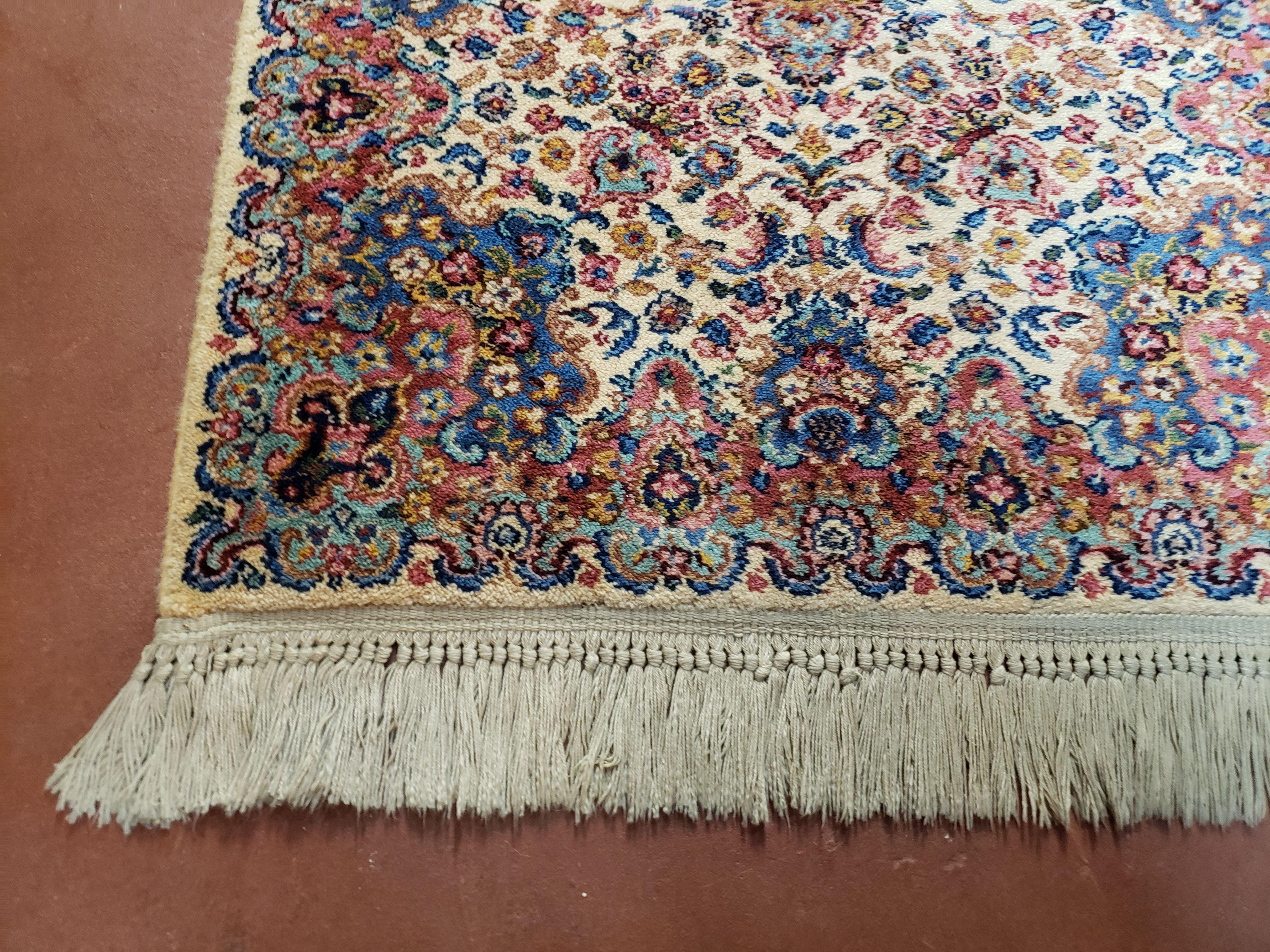 3 x 12 Karastan Rug Runner Wool Vintage Karastan Carpet Hallway Rug 12ft Long Runner Kitchen Runner - Jewel Rugs