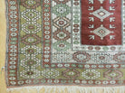 4' X 8' Antique Handmade Turkish Melas Oushak Wool Rug - Jewel Rugs