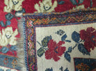 4' X 5' Semi Antique Handmade Fine Turkish Flowers Bouquet Wool Rug Nice - Jewel Rugs