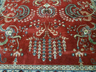 6' X 9' Vintage Handmade Indo Persian Wool Rug Veg Dyes Nice Red - Jewel Rugs