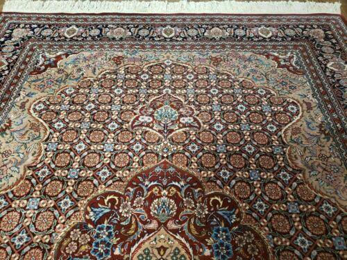 6' X 9' Vintage Hand Made India Wool Rug Herati Bijar Hand Knotted Carpet - Jewel Rugs