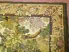 6' 5" X 7' Antique Tapestry French Handmade Aubusson Weave Nature One Of A Kind - Jewel Rugs