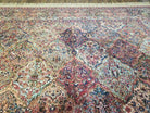 8' 8" X 10' 6" Karastan Multicolor Panel Kirman # 717 Wool Rug American Beauty - Jewel Rugs