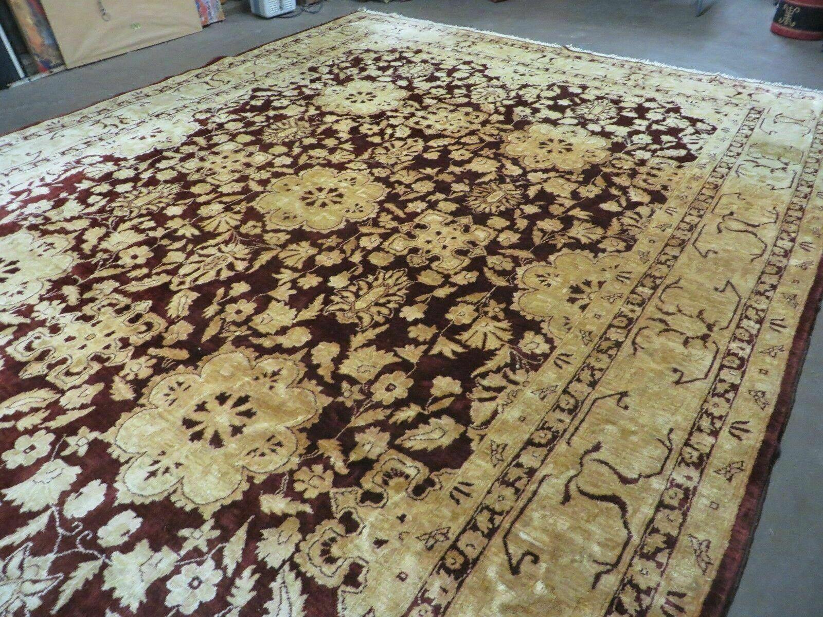 10' X 15' Hand Made Pakistan Wool on Cotton Rug Peshawar # 200A - Jewel Rugs