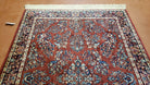 4x6 Karastan Rug, 4.3 x 6 Red Saroukk Karastan Carpet, Wool Vintage Area Rug #785 USA Made - Jewel Rugs