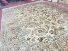 9' X 12' Vintage Handmade Turkish Oushak Tea Washed Wool Rug Carpet Nice - Jewel Rugs