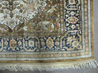 3' X 5' Fine Handmade Chinese Silk Rug Deer Birds Hand Knotted One Of A Kind - Jewel Rugs