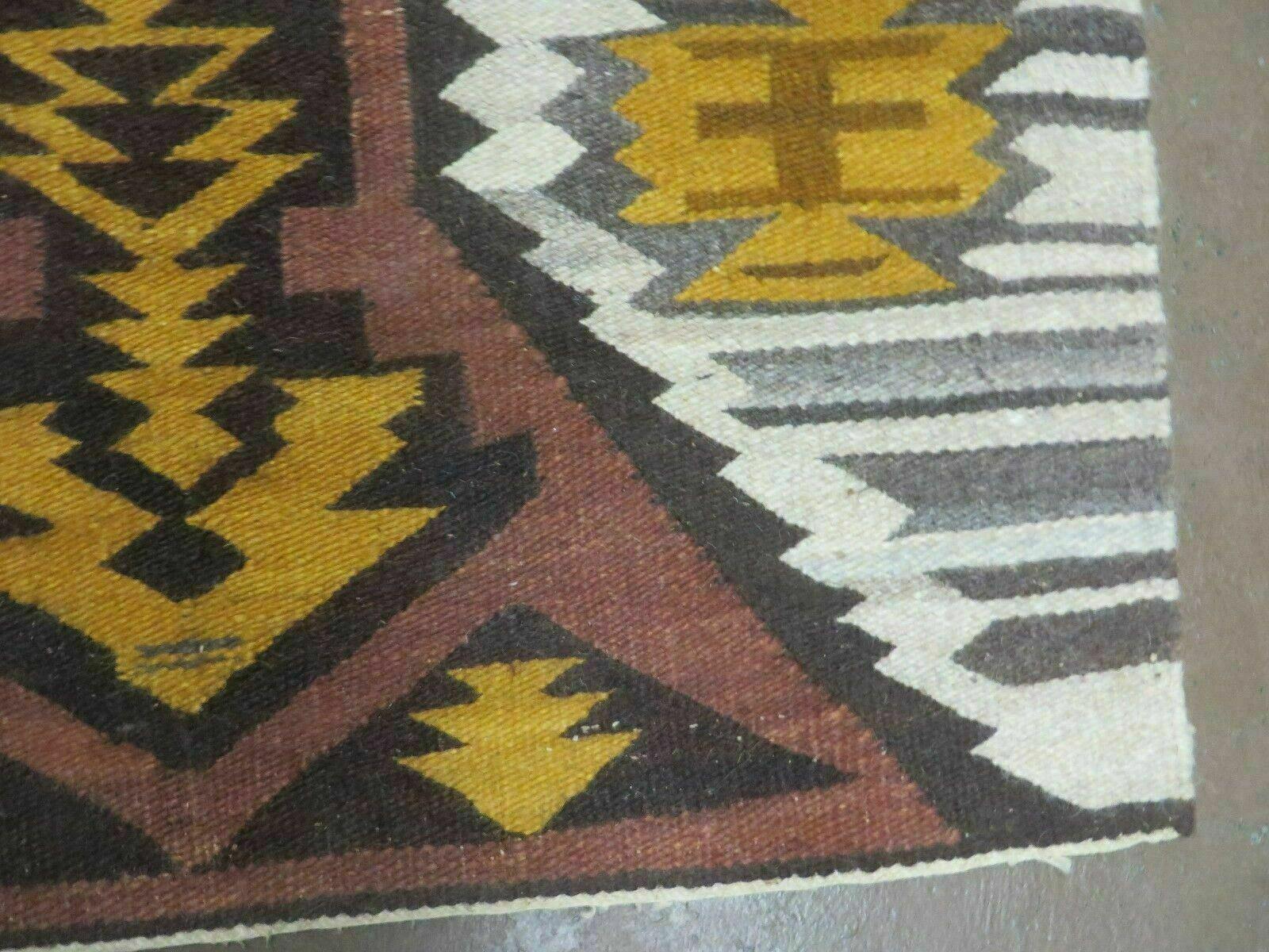 4' X 6' Navajo Navaho South American Wool Rug Blanket Tapestry Wall Hanging - Jewel Rugs