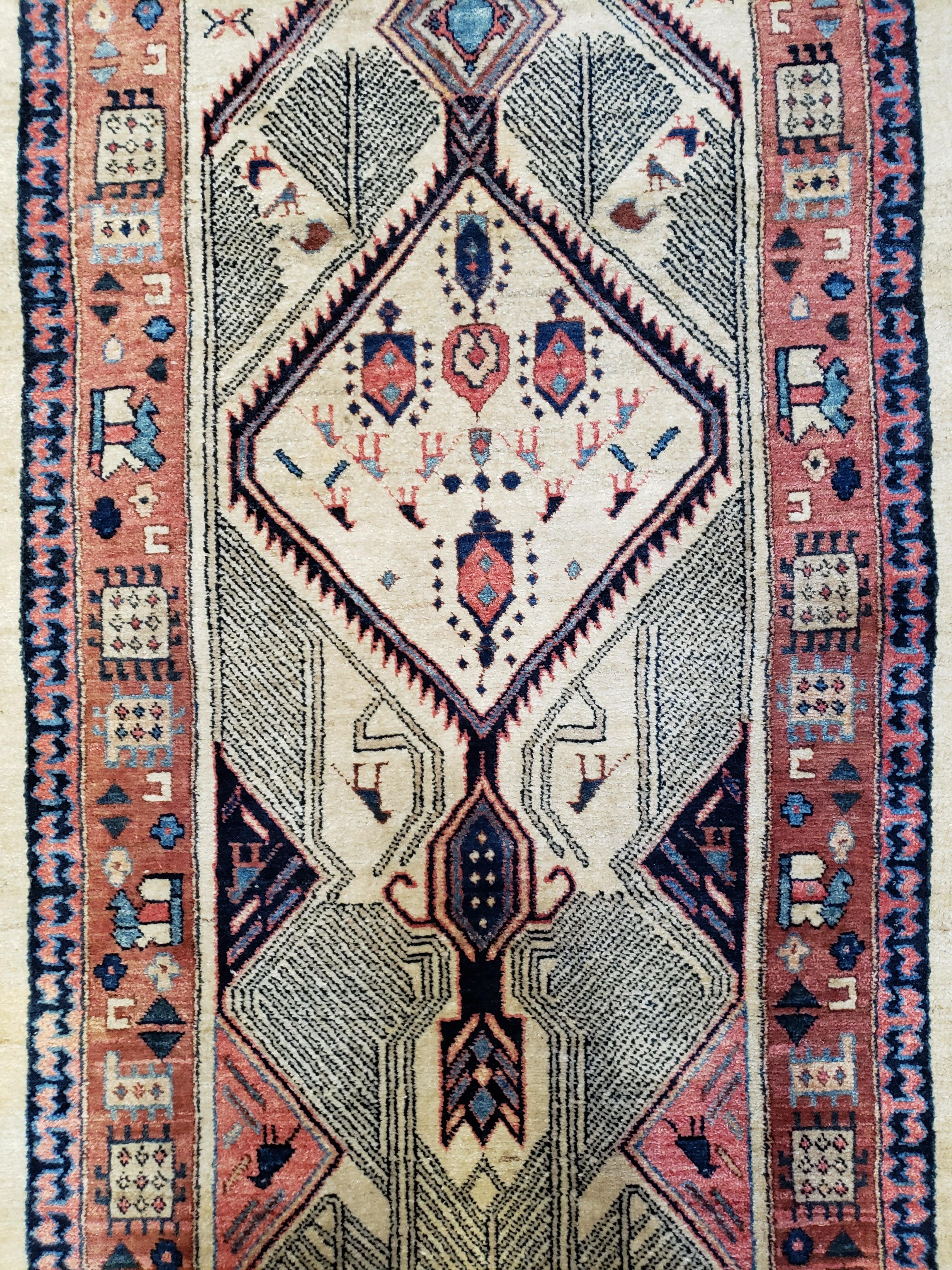 3' X 12' 2" Antique Handmade Turkish Wool Oriental Rug Runner Carpet Camel Hair - Jewel Rugs