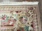 12' X 18' Magnificent Handmade Wool Rug Chinese Aubusson Savonnerie Design Nice - Jewel Rugs