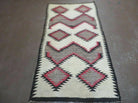 2.5' X 5' Incredible Antique Navajo Navaho Wool Rug Nice - Jewel Rugs