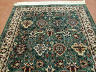 4' 1 X 5' 6" Belgium Made Karastan Kara Mar Worsted Wool Rug Nice Green - Jewel Rugs