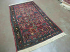 4' X 6' Antique Handmade Pakistani Floral Oriental Wool Rug Veg Dyes Nice Pink - Jewel Rugs