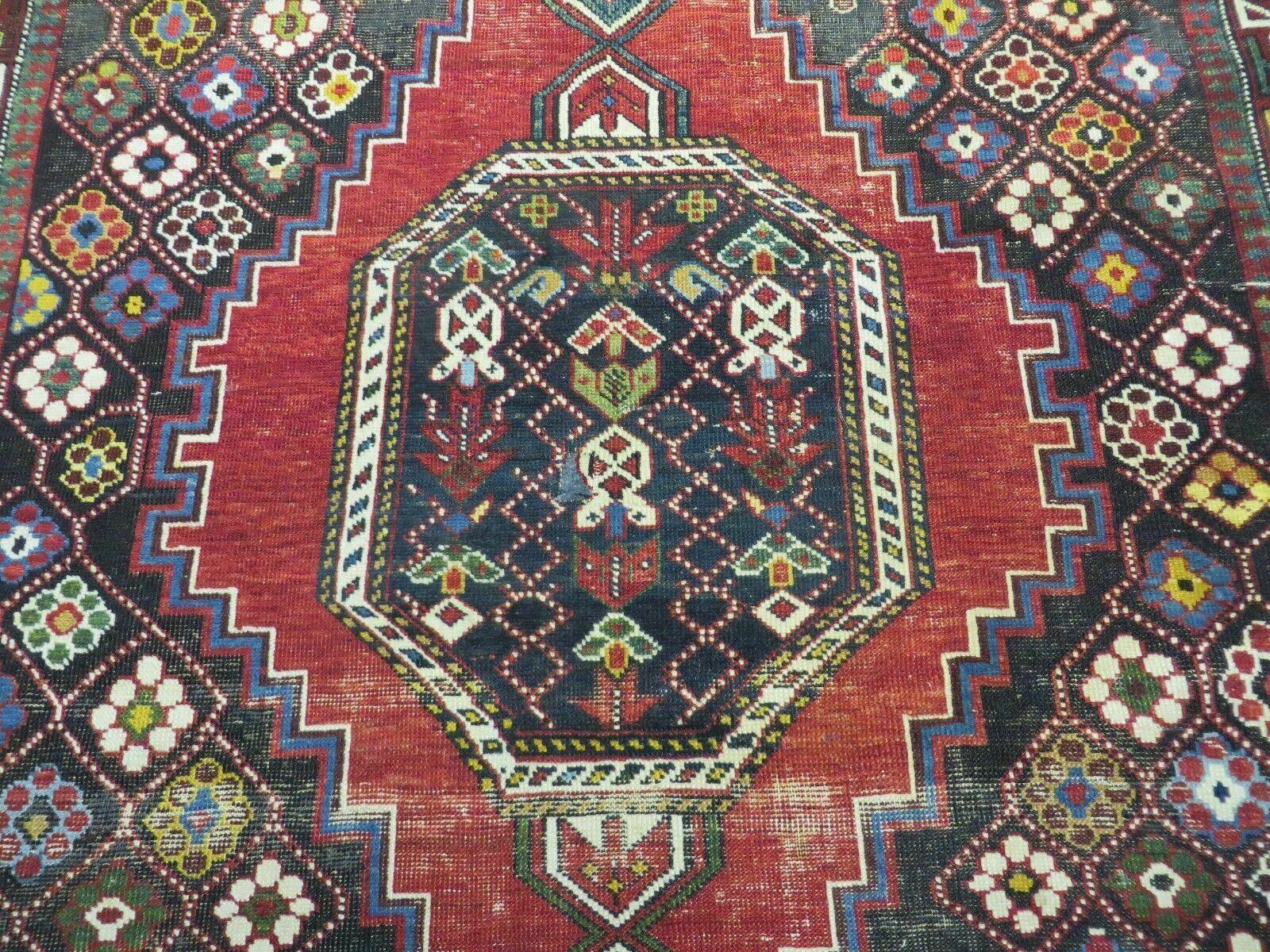 6' X 11' Antique Handmade Caucasian Kuba Shirvan Wool Rug Runner Collectible Nice - Jewel Rugs