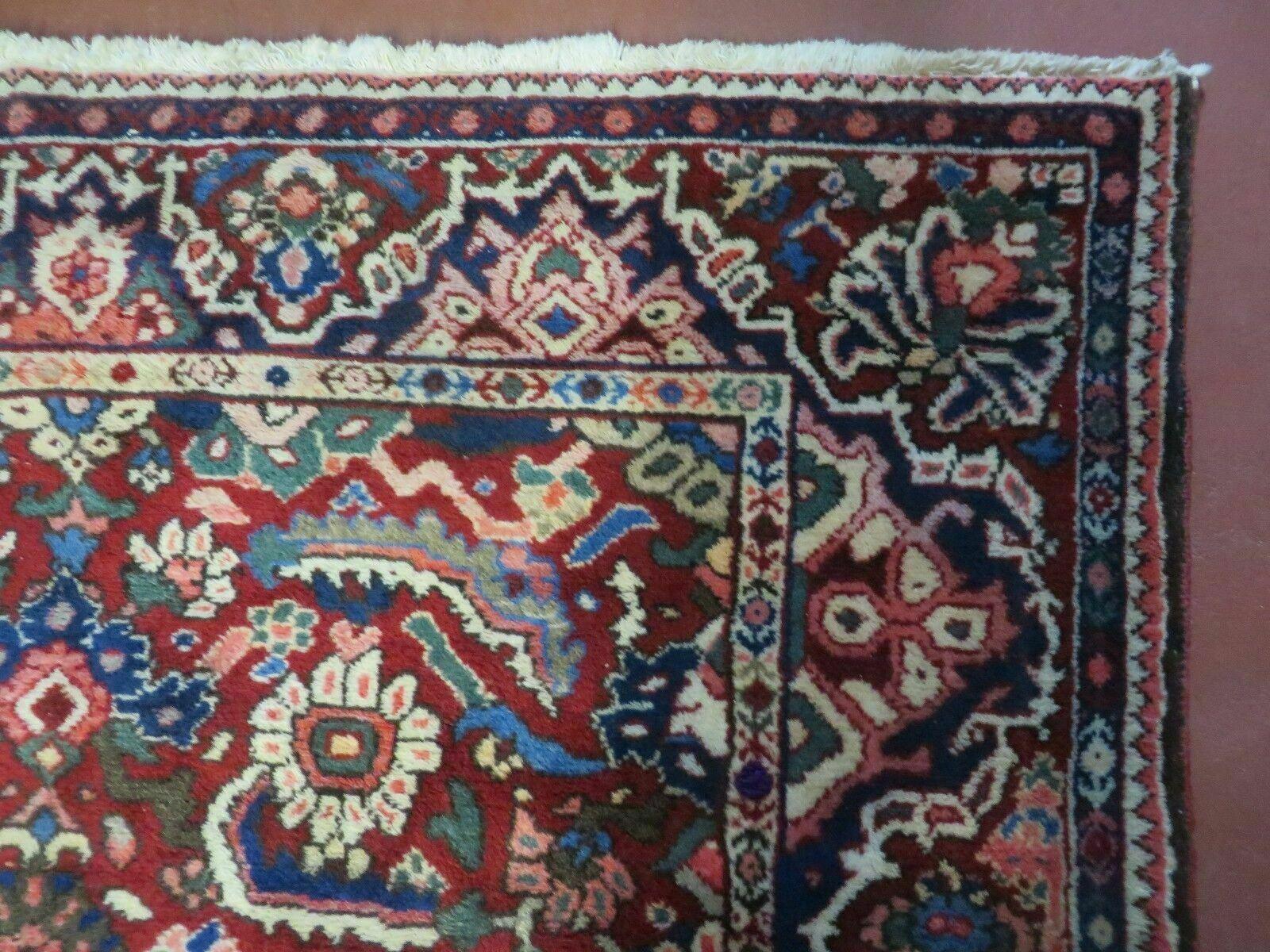 5' X 9' Antique Handmade Turkish Wool Veg Dyes Rug Nice # 107 - Jewel Rugs