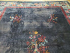 8' X 10' Antique Hand Made Art Deco Nichols Peking Chinese Rug Carpet Blue Nice - Jewel Rugs