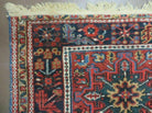 3' X 4' Antique Handmade Indian Wool Rug Vegetable Dyes Red - Jewel Rugs