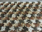 5' X 8' Ultra Plush Shag Rug Thick Pile Silky Rya Style Brown Tan Nice Rug # 82 - Jewel Rugs