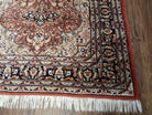 4x6 Rug Handmade Rug Turkish Rug Wool Rug Medallion Red Beige - Jewel Rugs